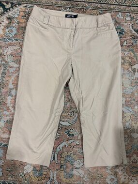 Apt. 9 Maxwell Light Beige Cropped Straight-Leg Pants